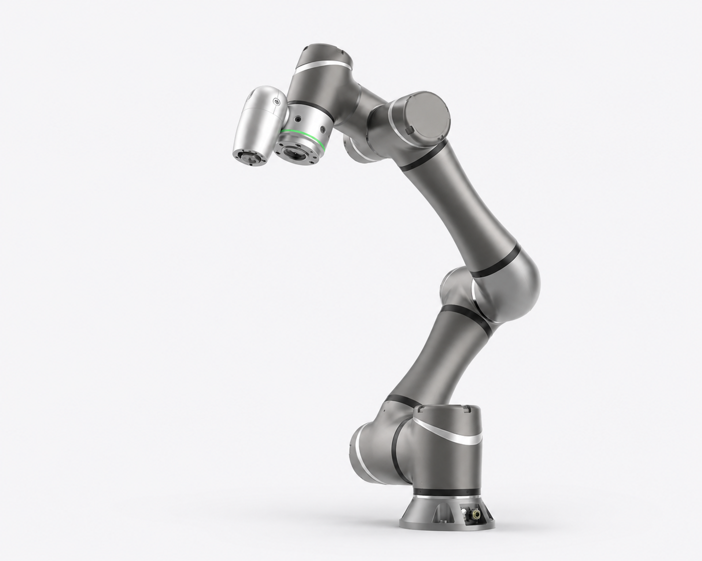 Robotic arm and warehouse automation equipment in a connected operations facility